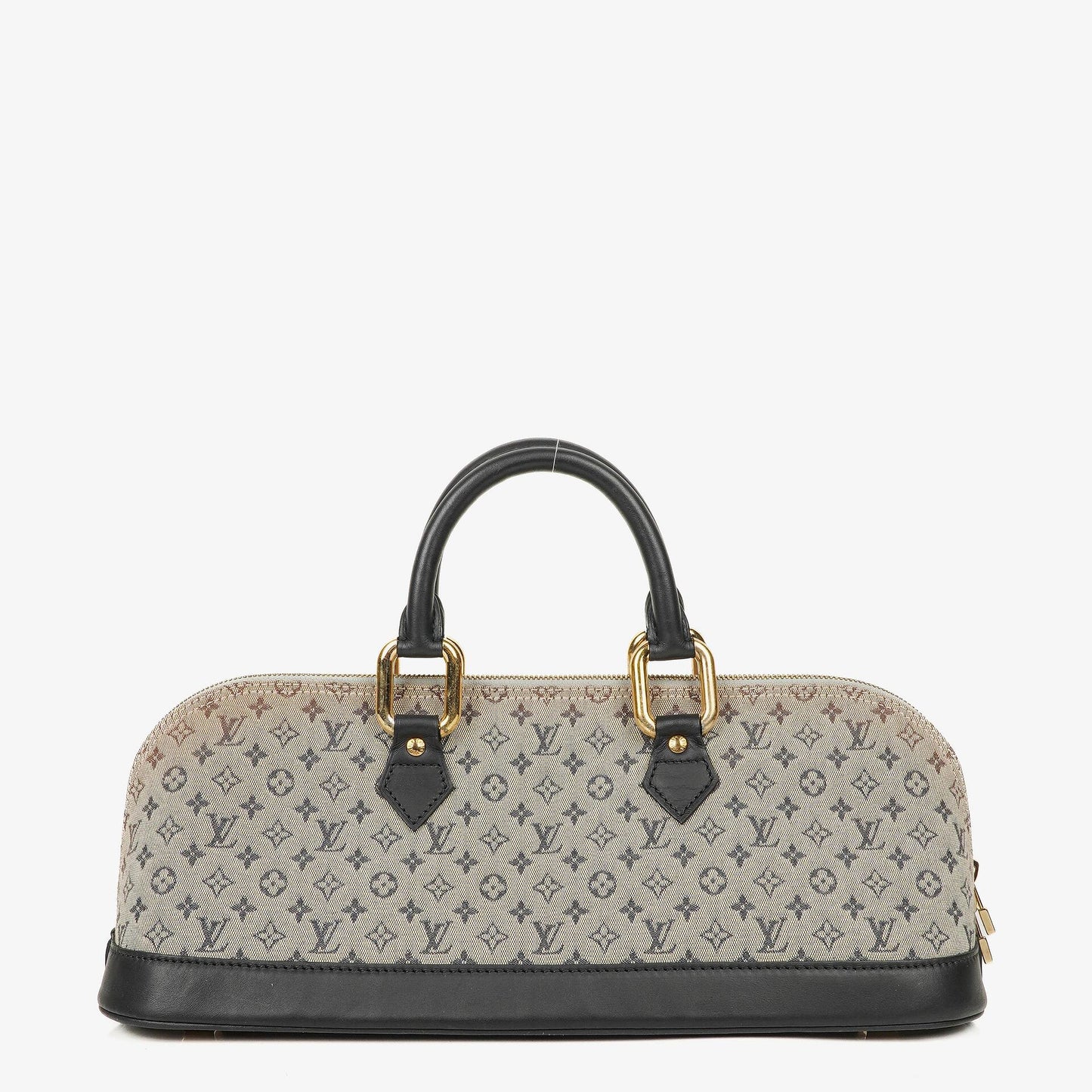 Louis Vuitton Mini Alma Long Blue Monogram Handbag