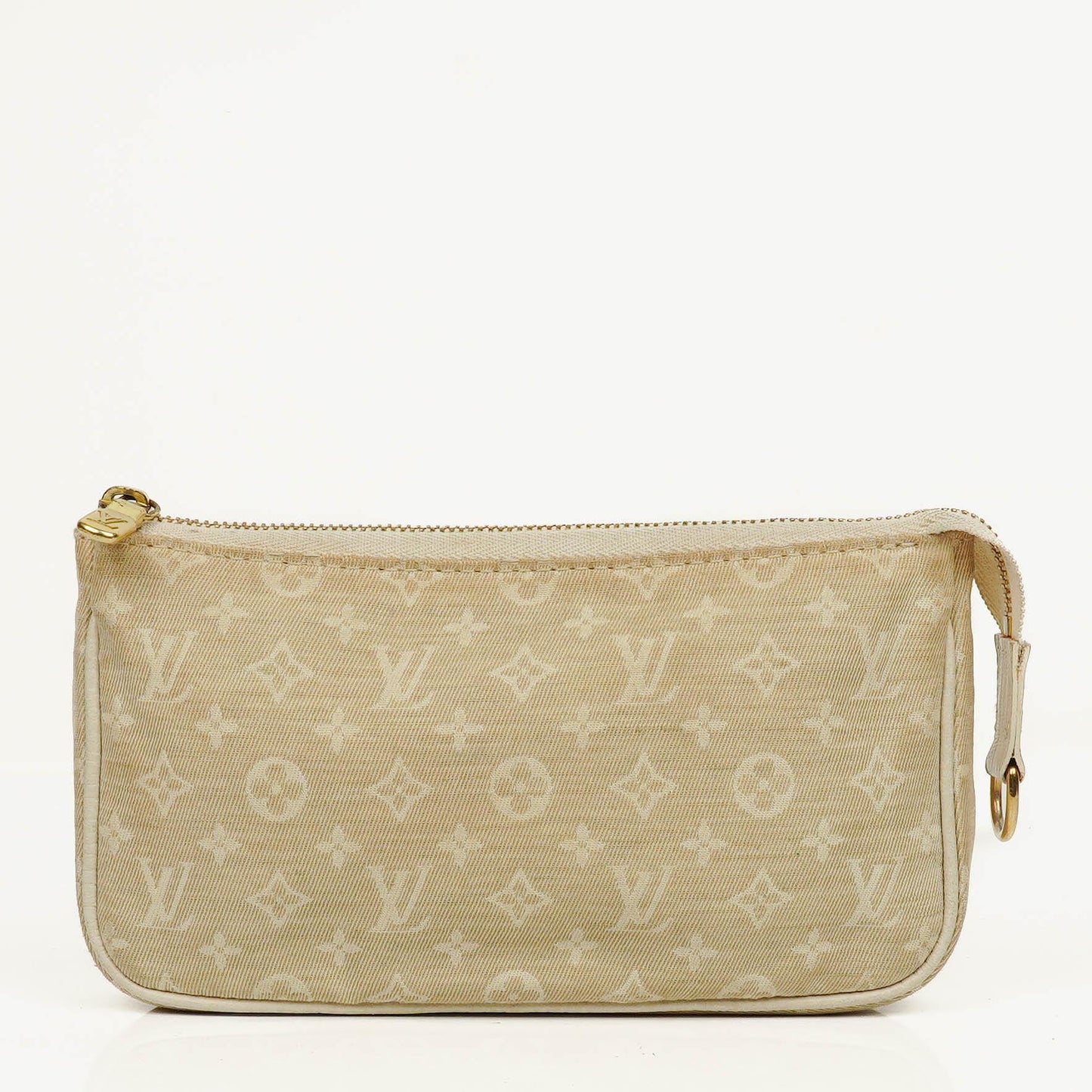 Louis Vuitton Mini Pochette Accessoires Mini Lin Dune Clutch Handbag