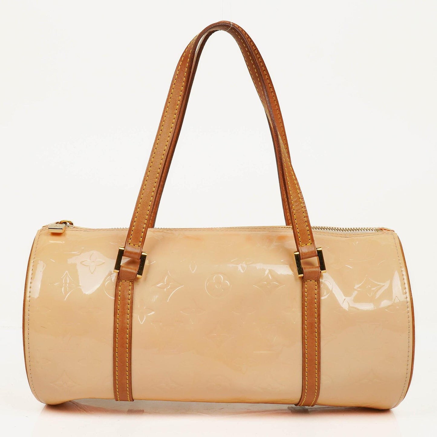 Louis Vuitton Papillon 30 Bedford Cream Beige Monogram Vernis Leather Bag