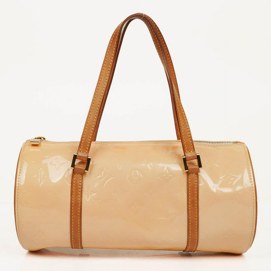 Louis Vuitton Papillon 30 Bedford Cream Beige Monogram Vernis Leather Bag