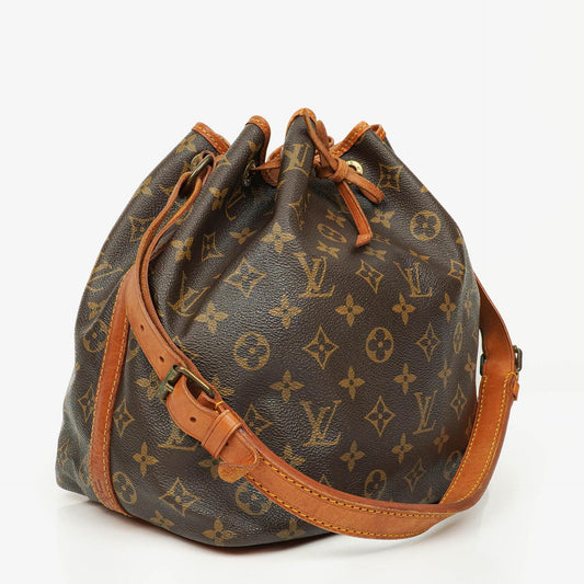 Louis Vuitton Petit Noe Monogram Canvas Shoulder Bag