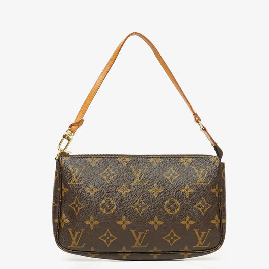 Louis Vuitton Pochette Accessoires Monogram Canvas Clutch Handbag