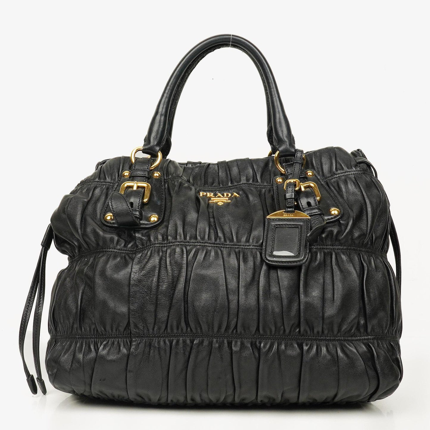 Prada Black Nappa Gaufre Leather Bag