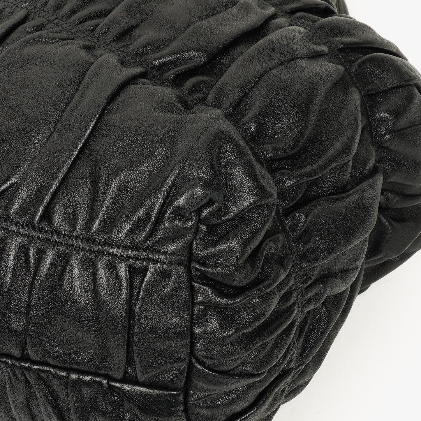Prada Black Nappa Gaufre Leather Bag