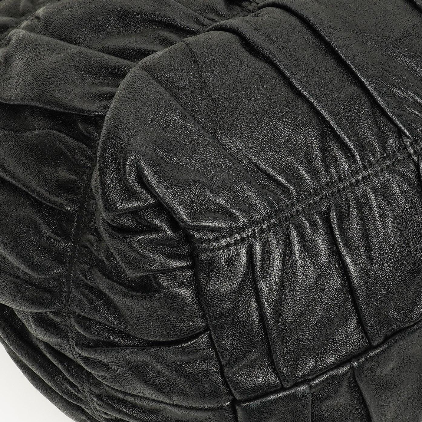 Prada Black Nappa Gaufre Leather Bag