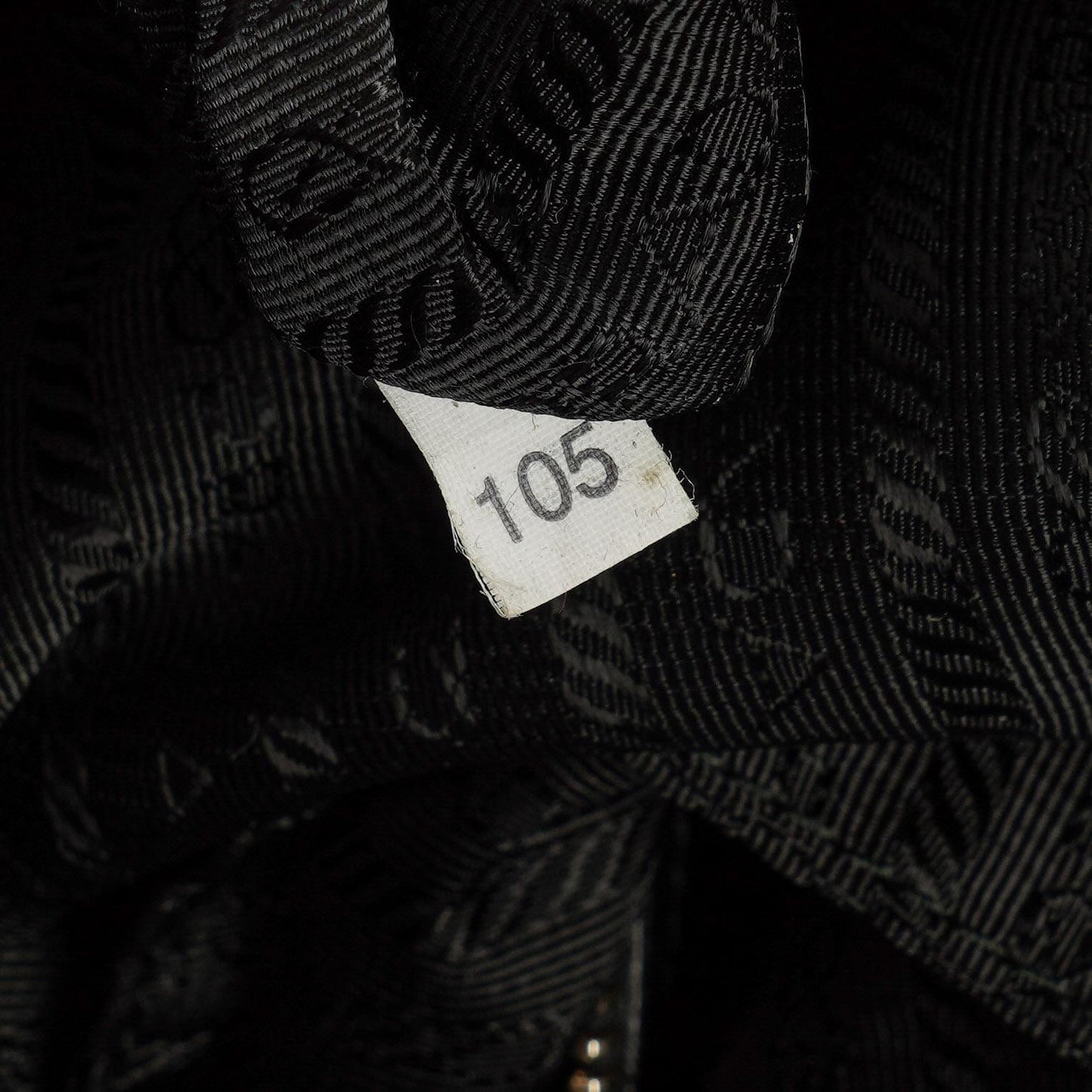 Prada Black Nappa Gaufre Leather Bag