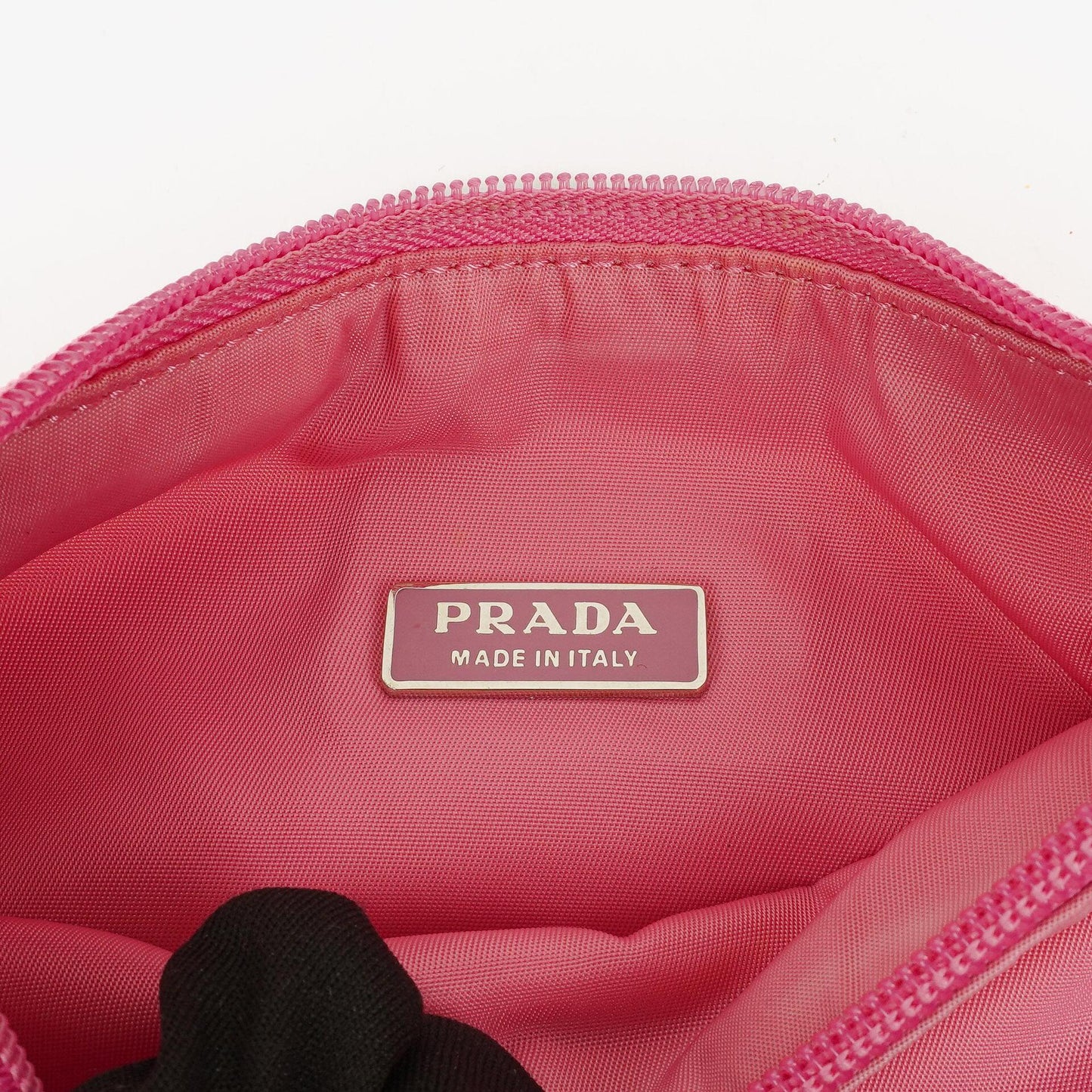Prada Tessuto Pink Nylon Mini Hobo Bag